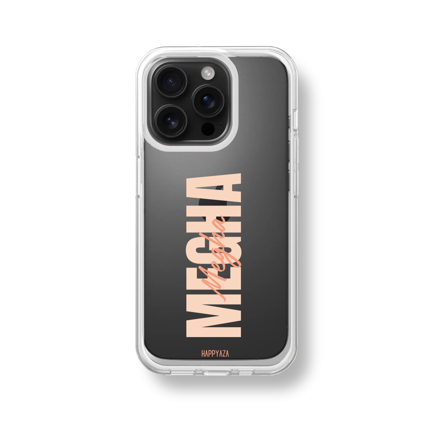 Custom Vertical Name Silicone Phone Case