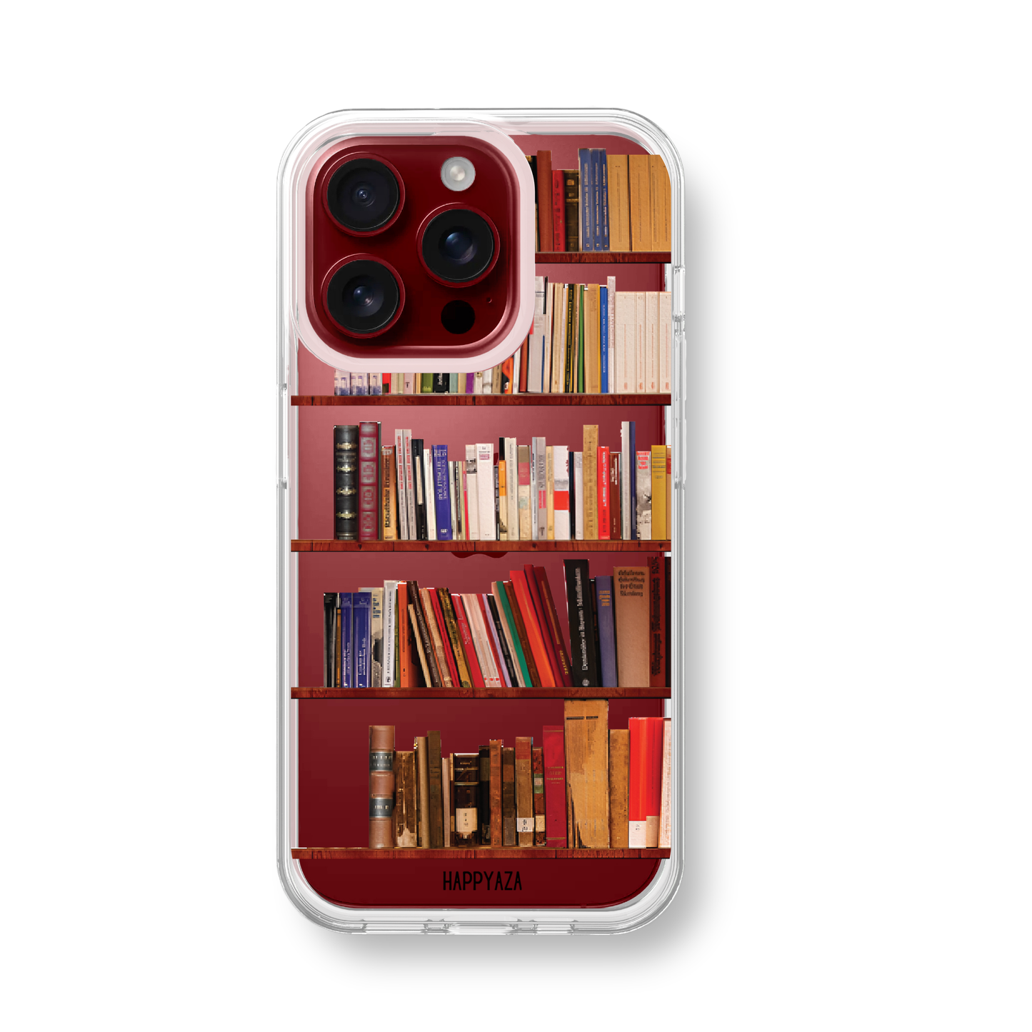 Book Shelf Printed Silicone Phone Case