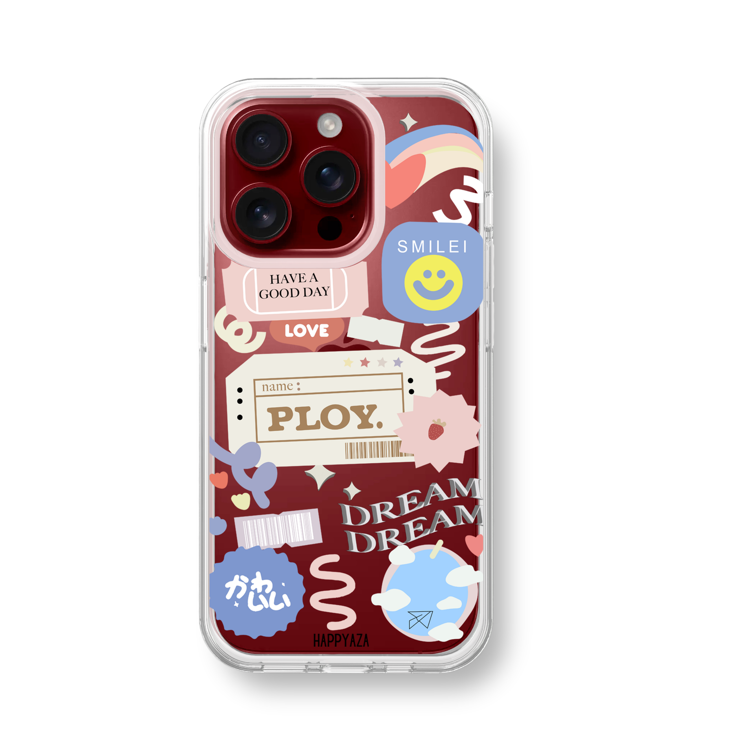 Rainbow Love Label Soft Silicone Phone Case