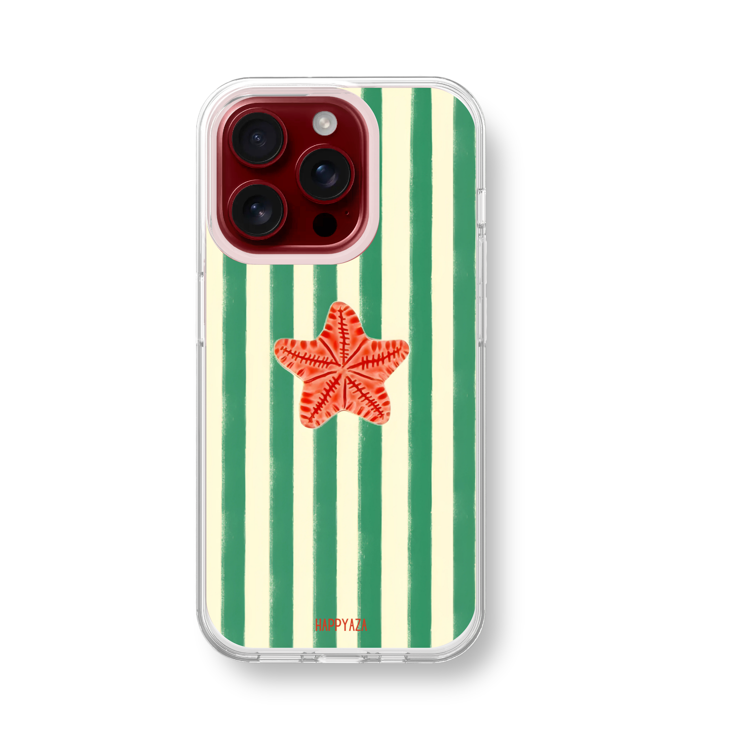 Coastal Starfish Stripes Soft Silicone Case