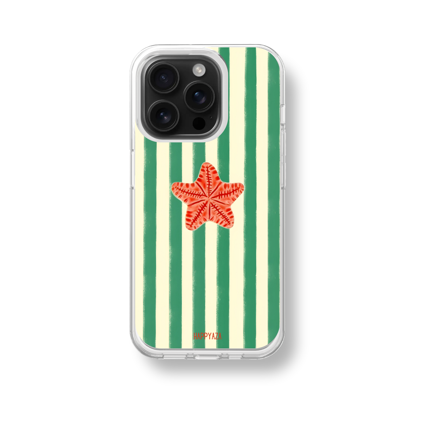 Coastal Starfish Stripes Soft Silicone Case
