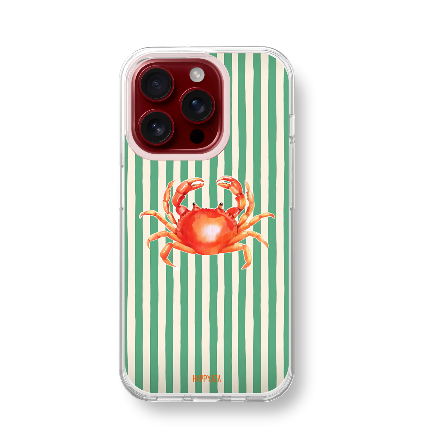 Coastal Crab Stripes Soft Silicone Case