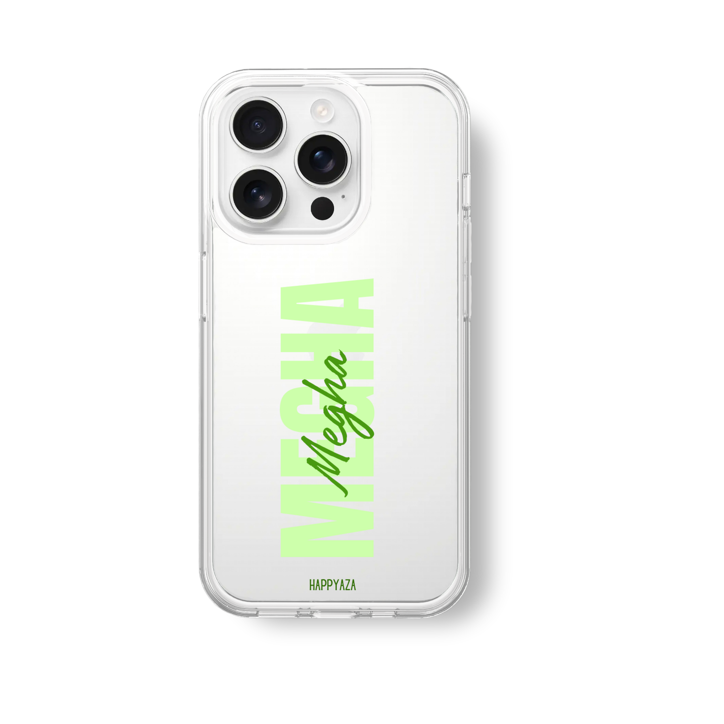 Custom Vertical Name Silicone Phone Case