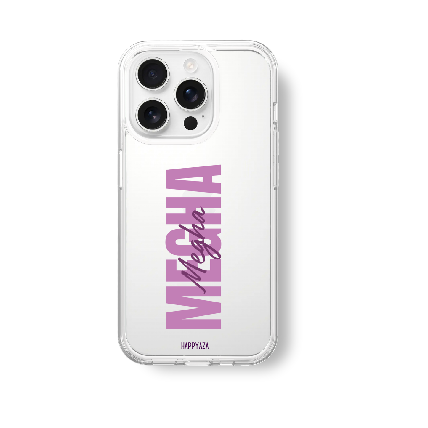 Custom Vertical Name Silicone Phone Case