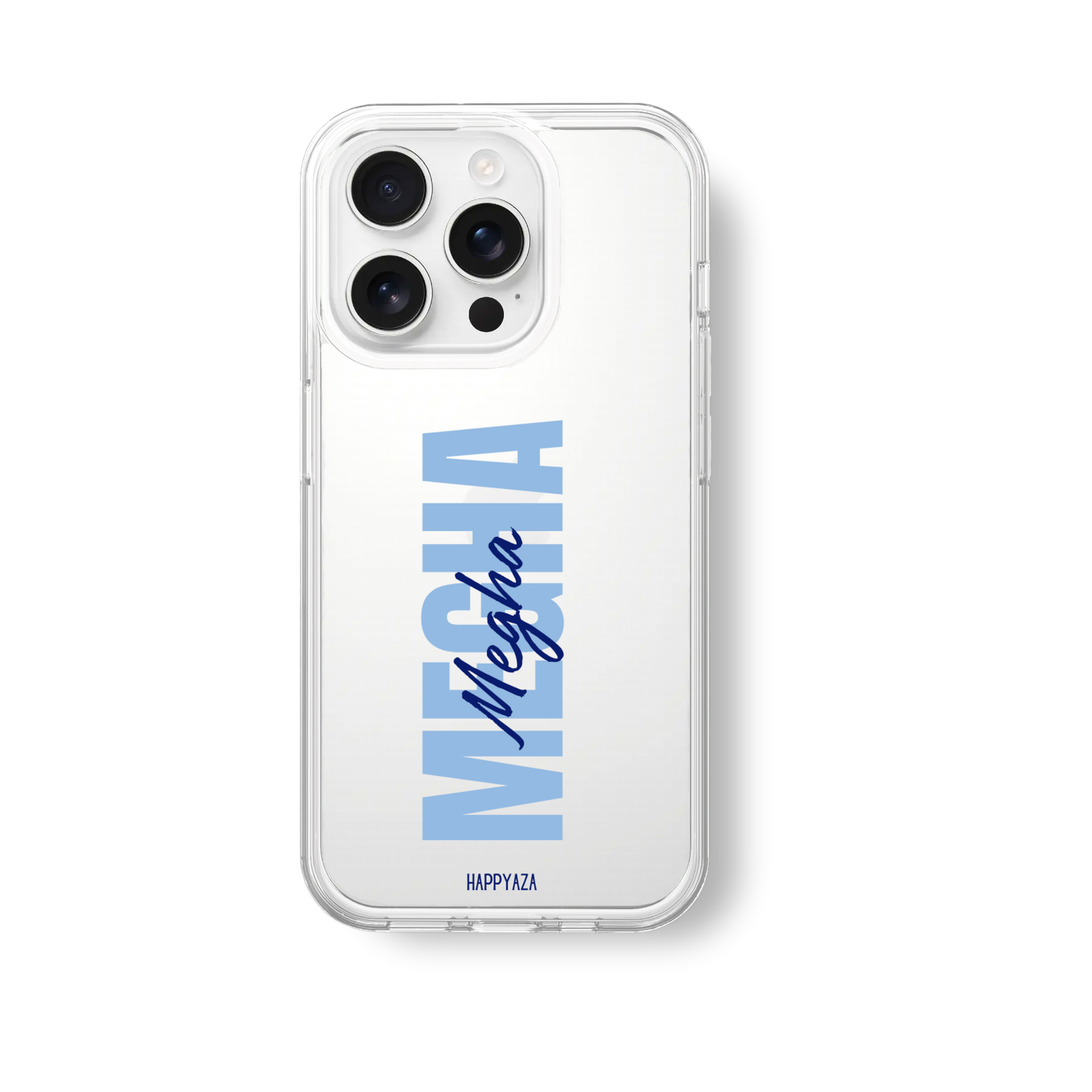 Custom Vertical Name Silicone Phone Case