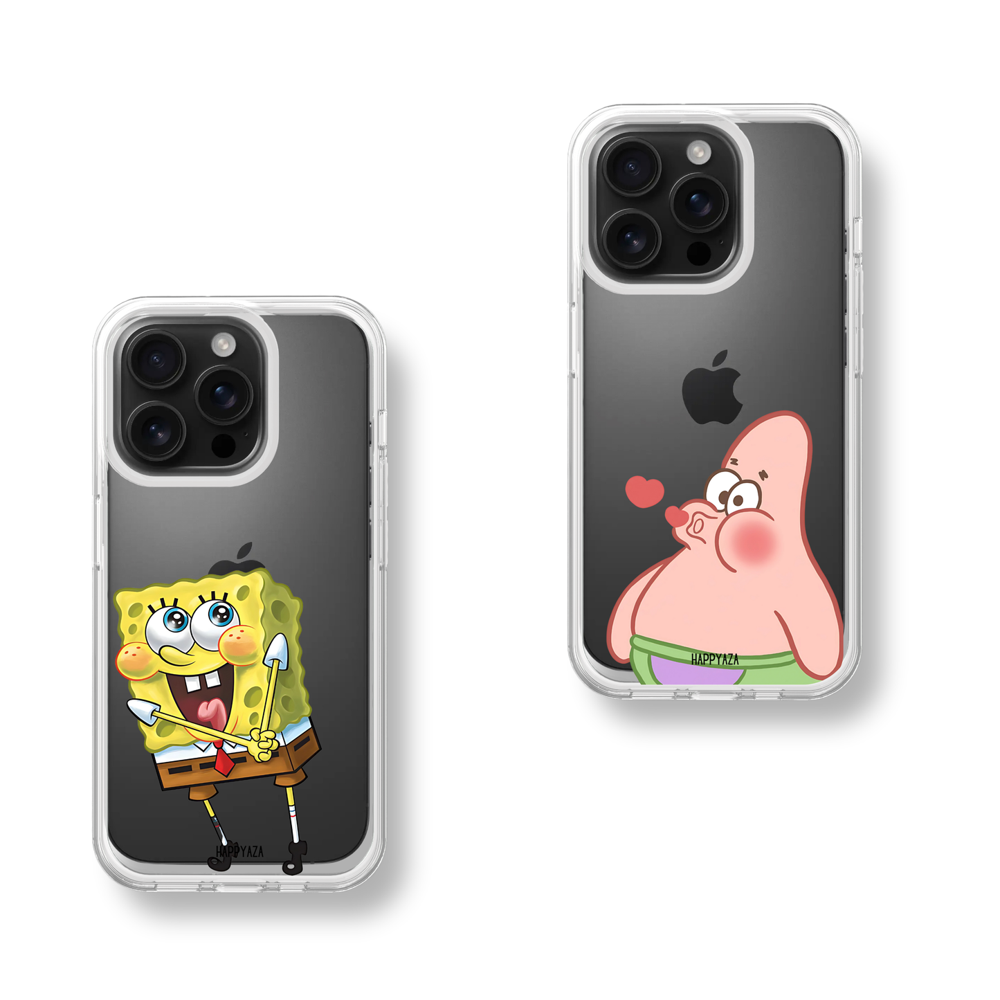 SpongeBob Patrick Anime Couple silicone phone case