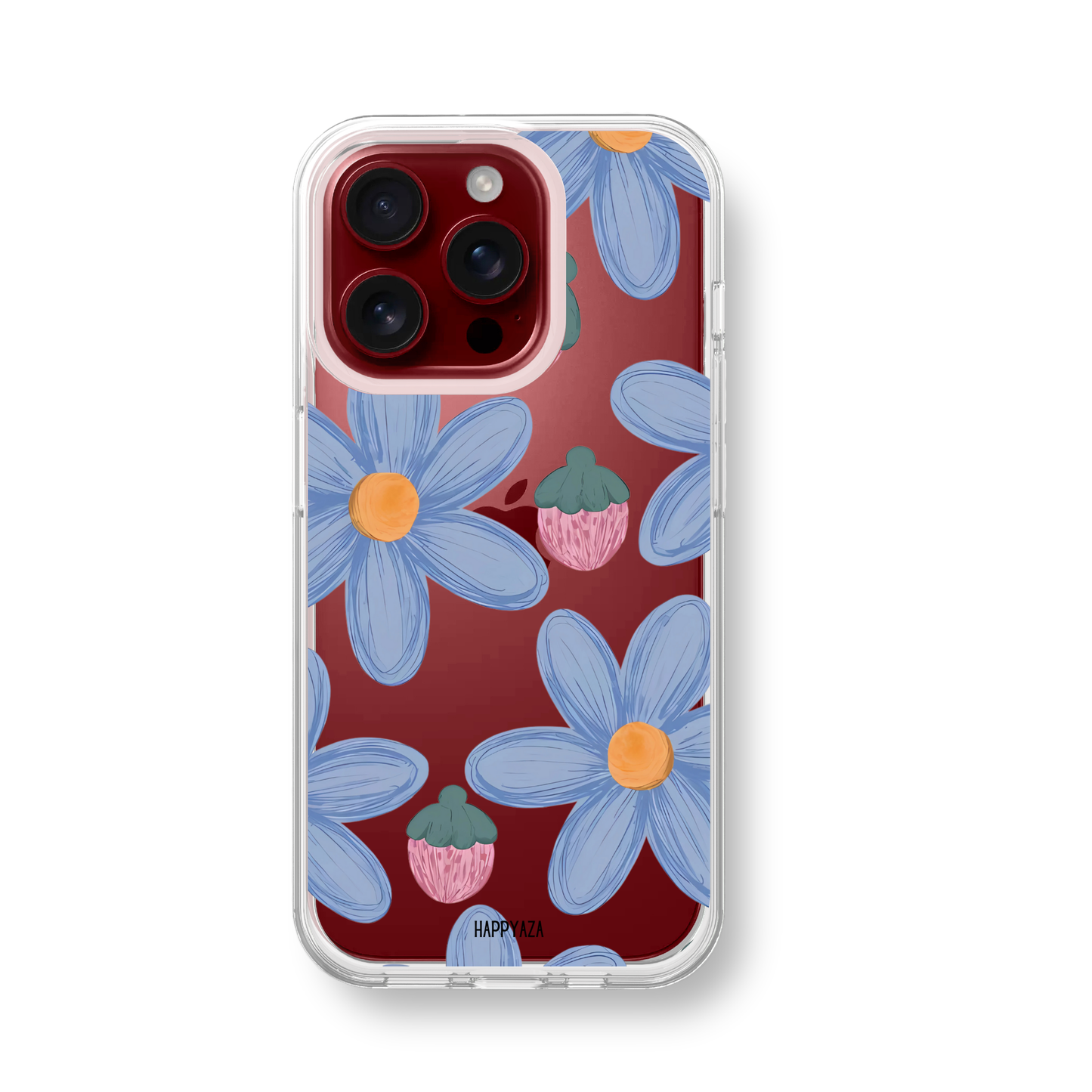 Blue Daisy Soft Silicone Phone Case