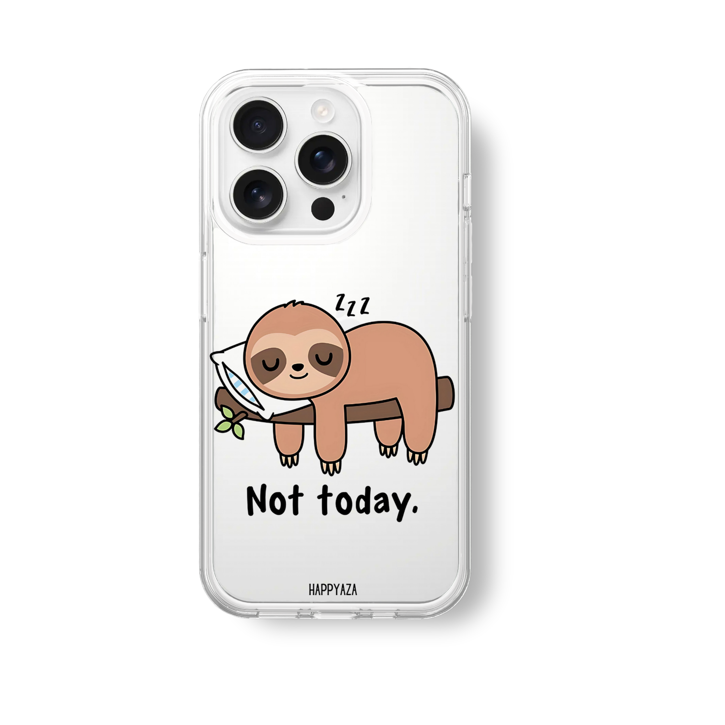 Lazy Sloth Soft Silicone Phone Case