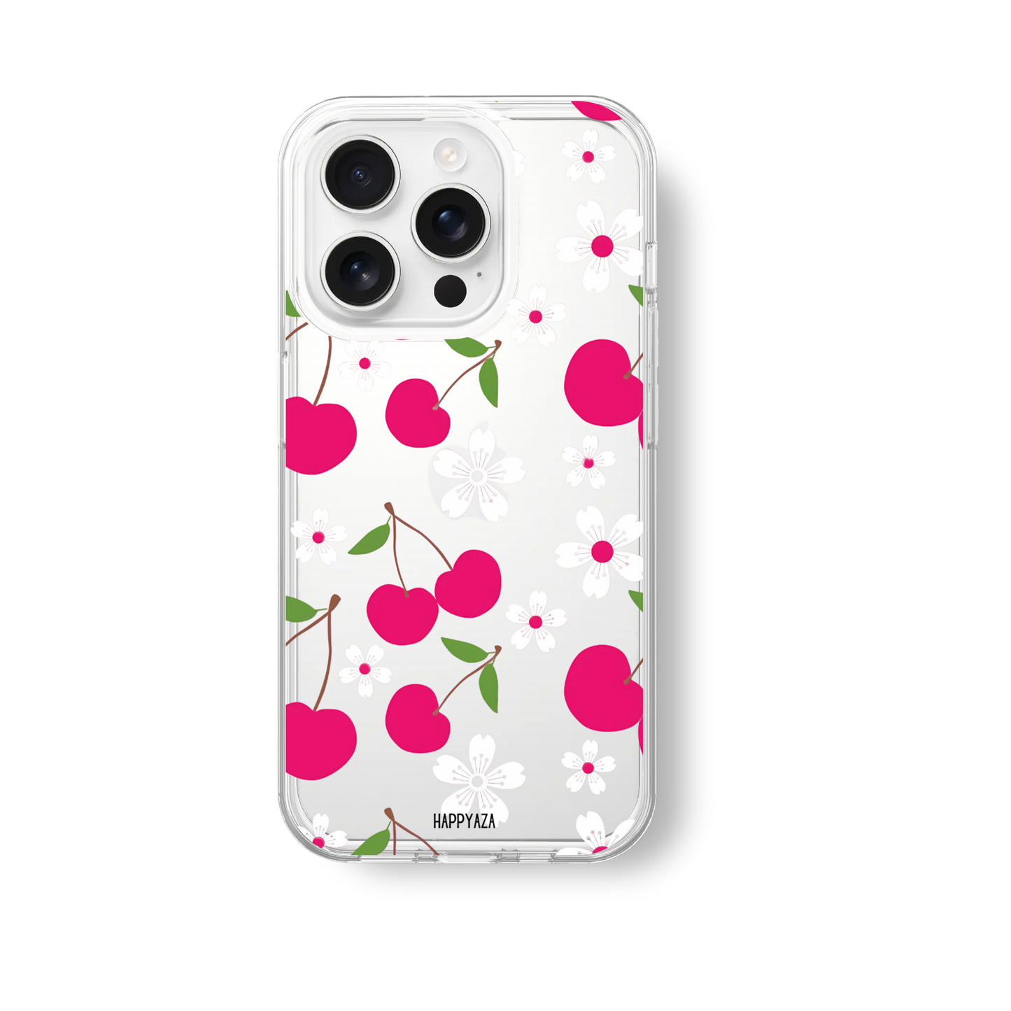 Pink Cherry Blossom Soft Silicone Phone Case