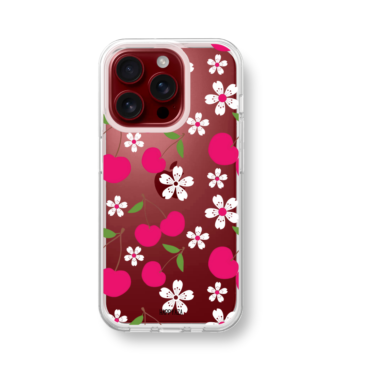 Pink Cherry Blossom Soft Silicone Phone Case