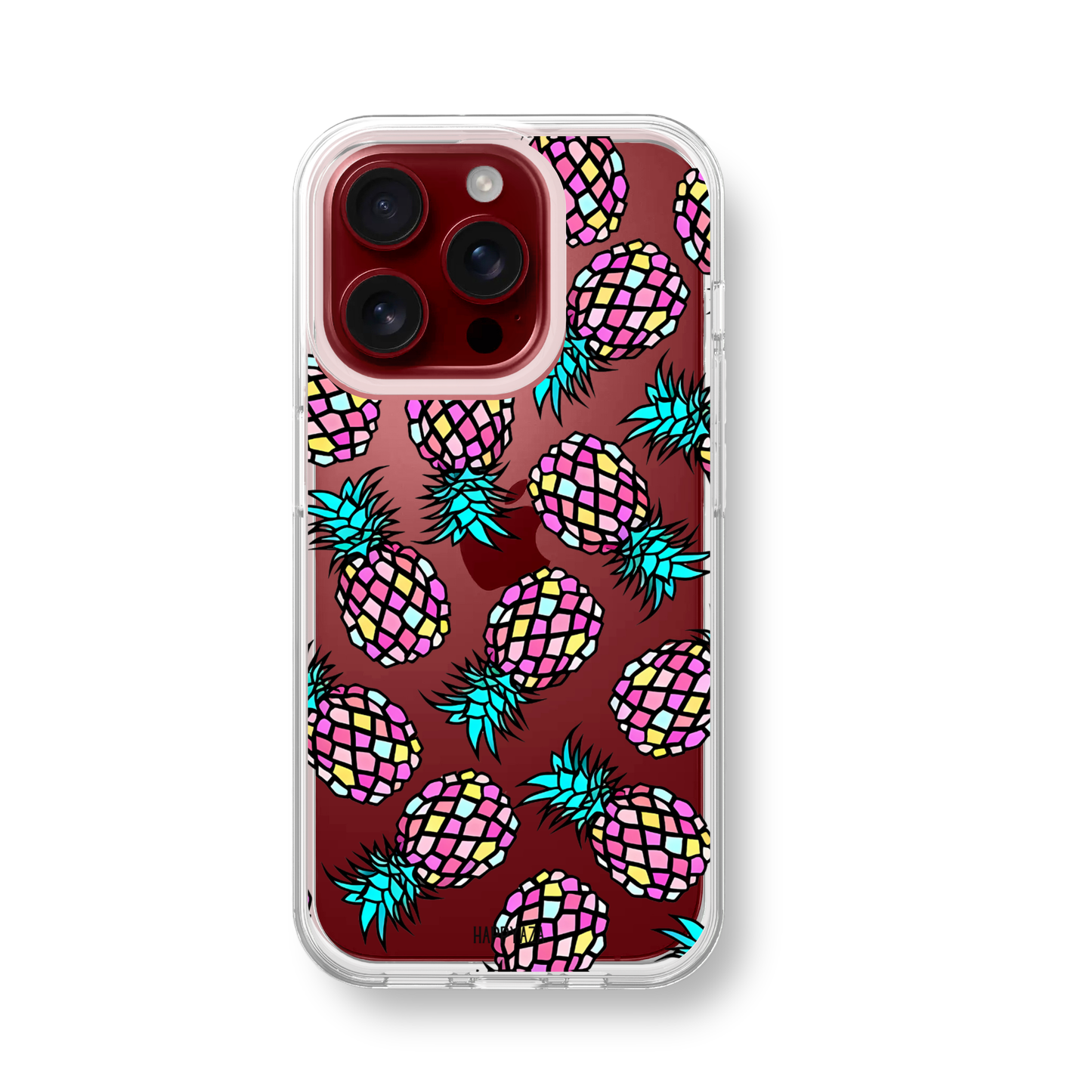 Colorful Pineapple Silicone Phone Case