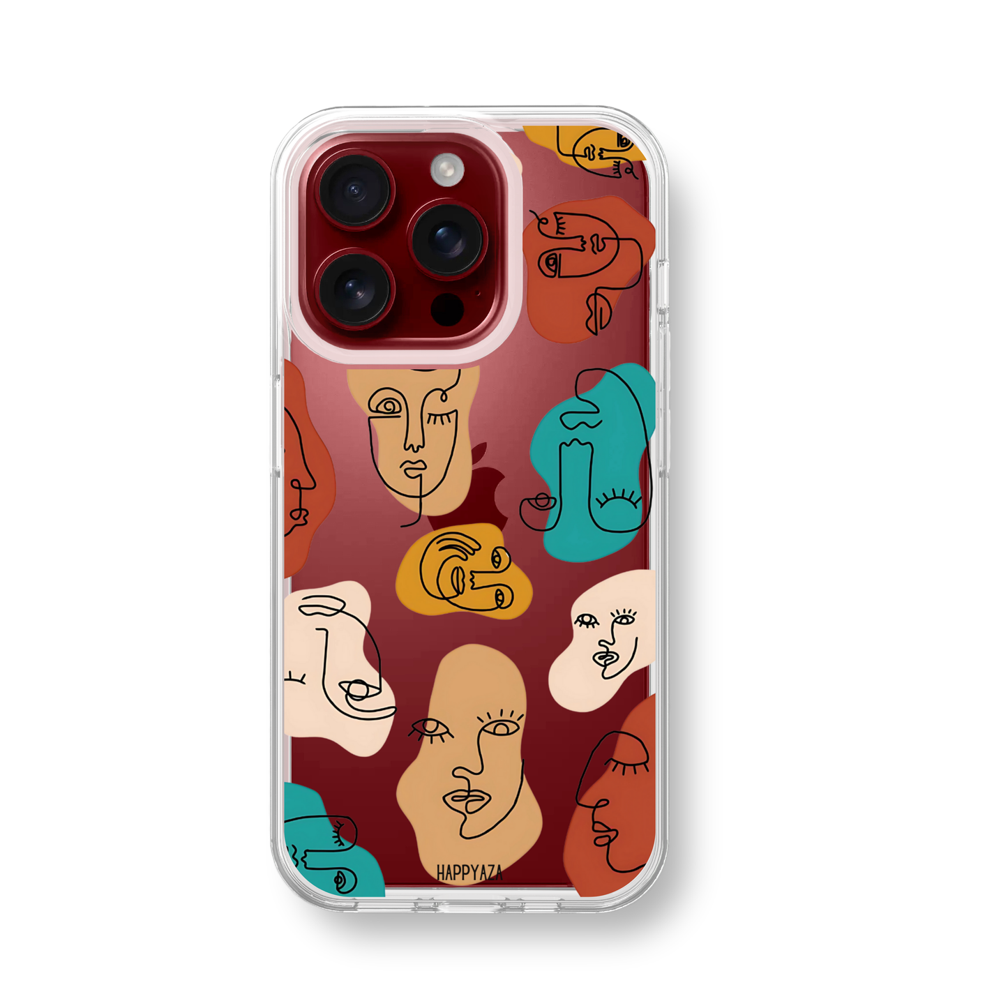 Abstract Face Silicone Phone Case