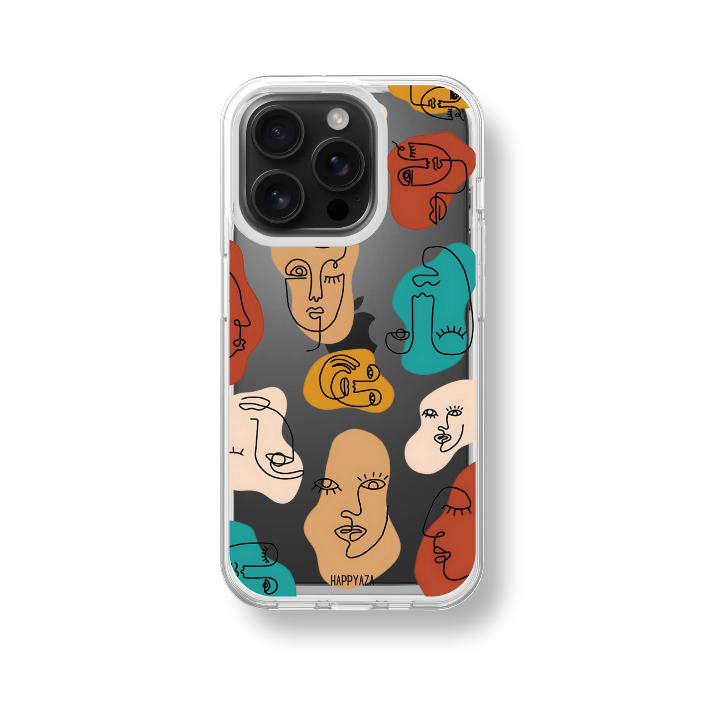 Abstract Face Silicone Phone Case