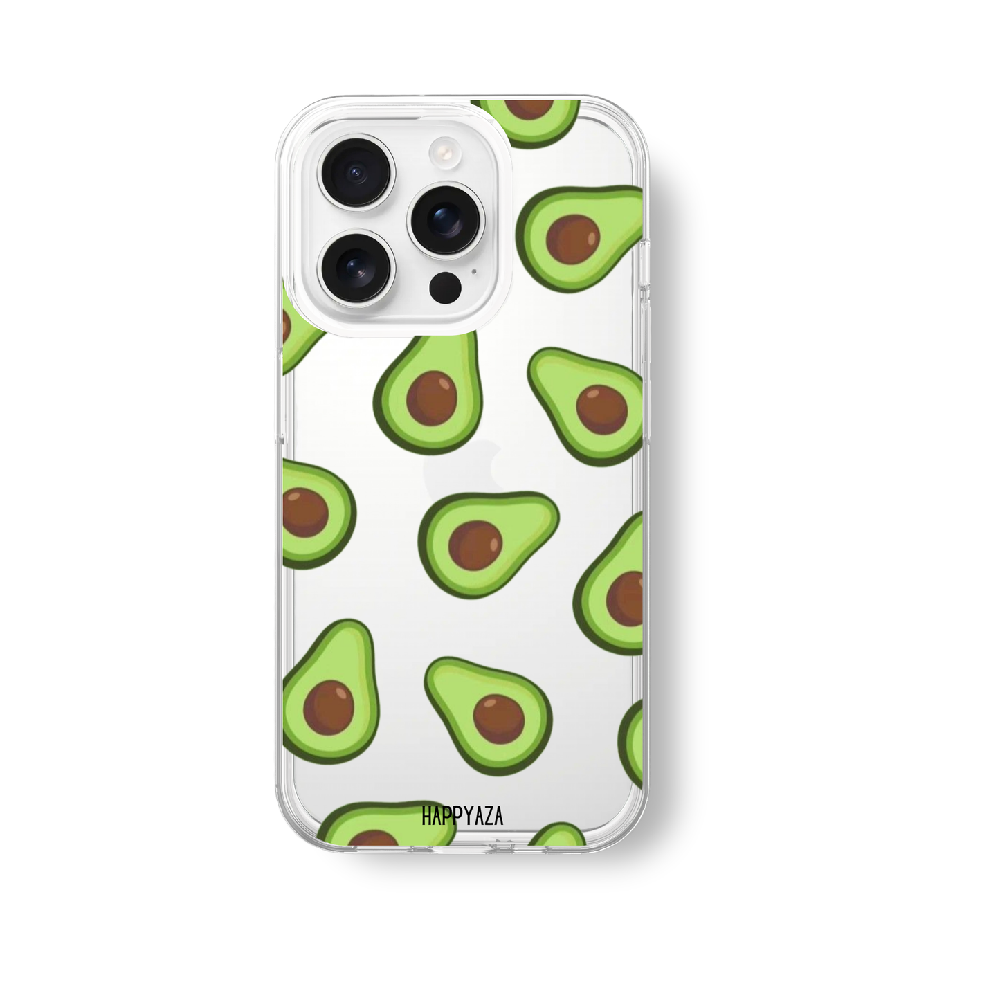 cute knife cut avocado Soft Silicone Phone Case