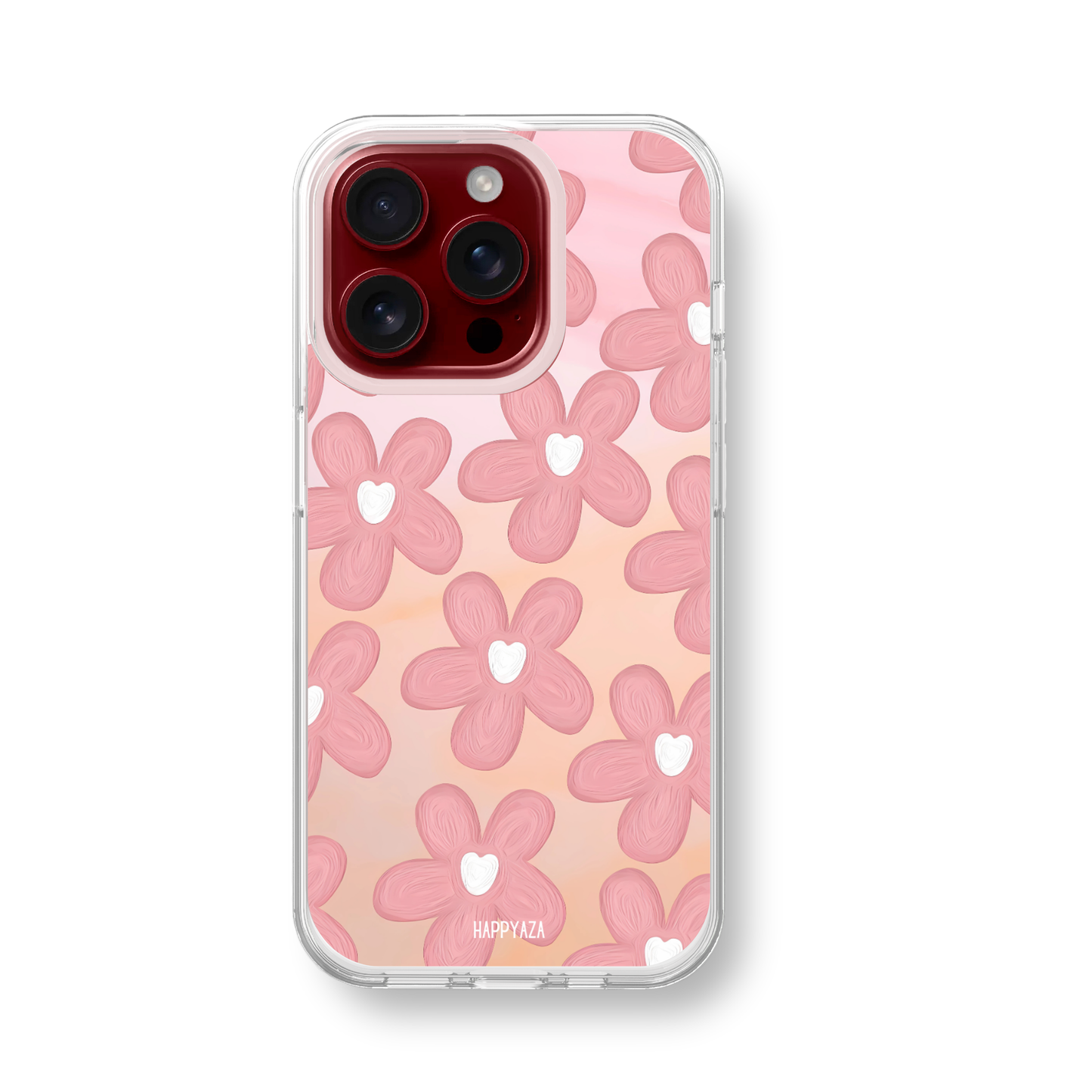 Blush Blossoms Silicone Phone Case