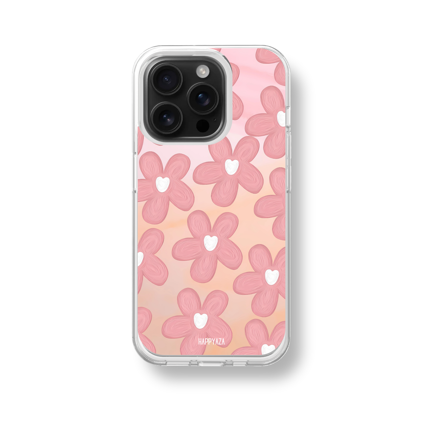 Blush Blossoms Silicone Phone Case
