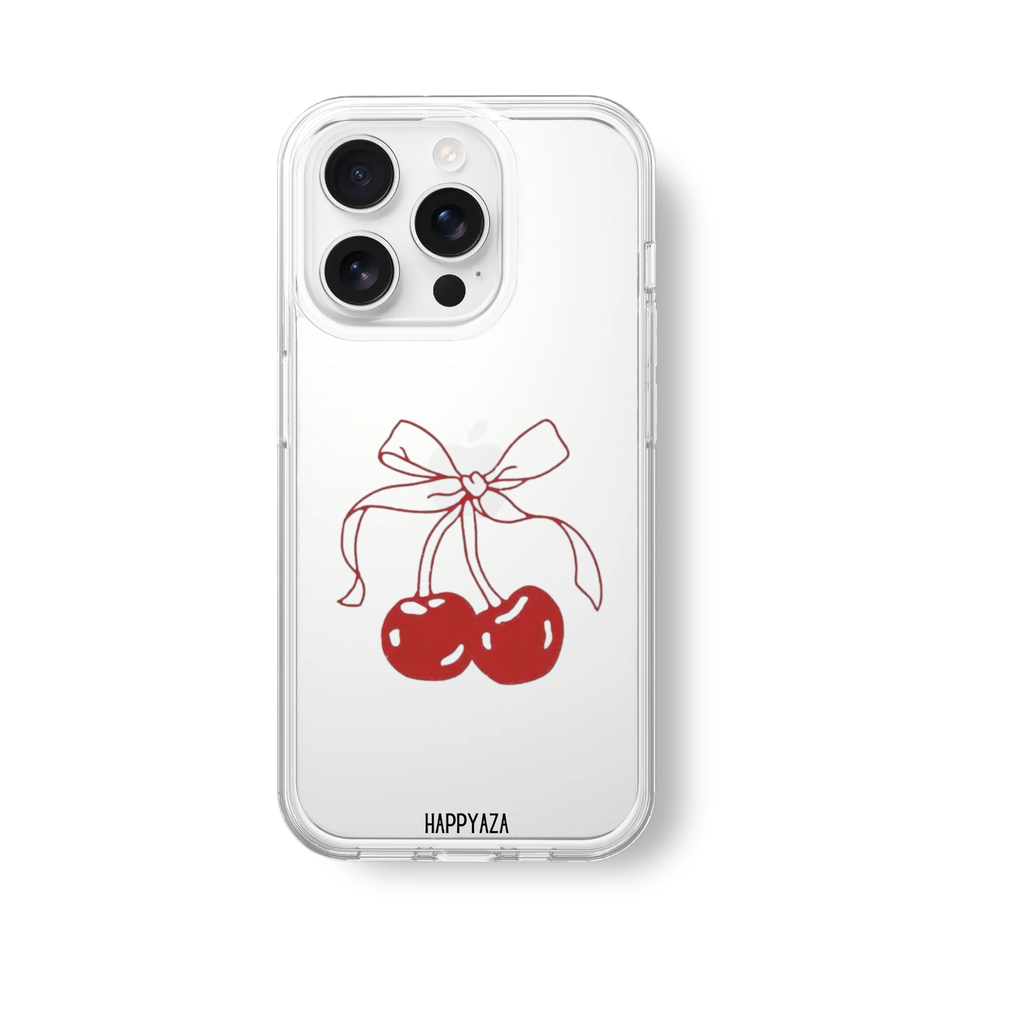 Aesthetic Red Cherry Soft Silicone Phone Case