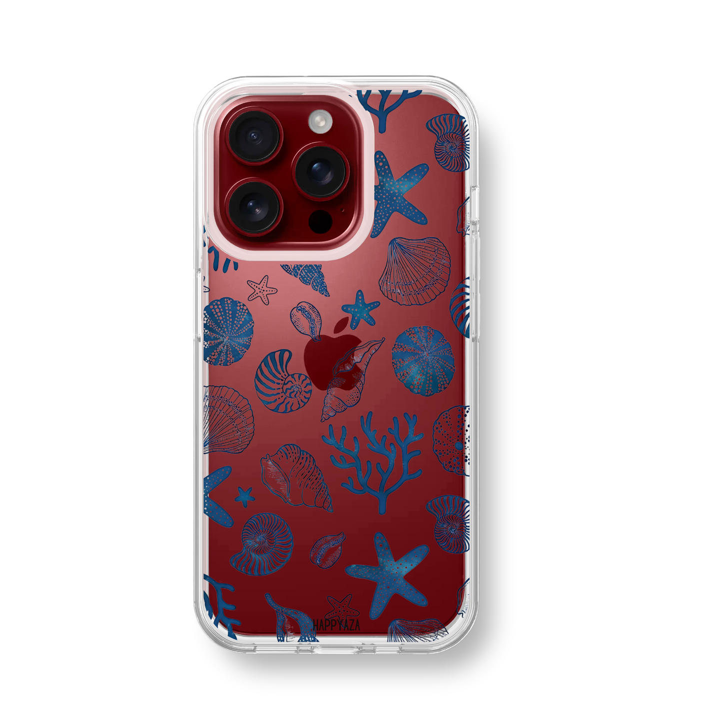 Blue Sea Shells Silicone Phone Case