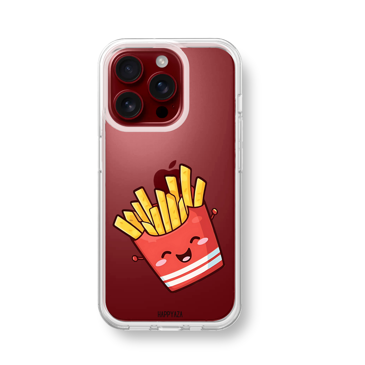 A Happy French Fries Silicone Phone Case