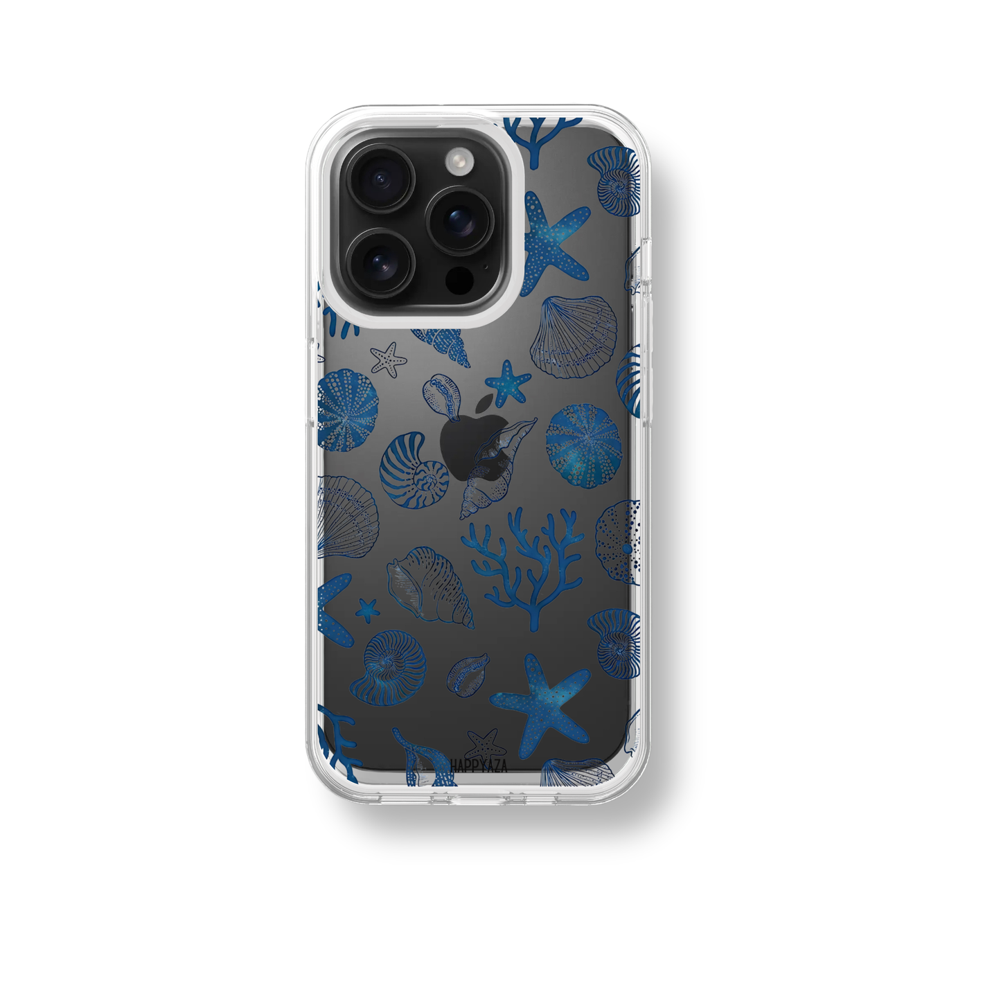 Blue Sea Shells Silicone Phone Case