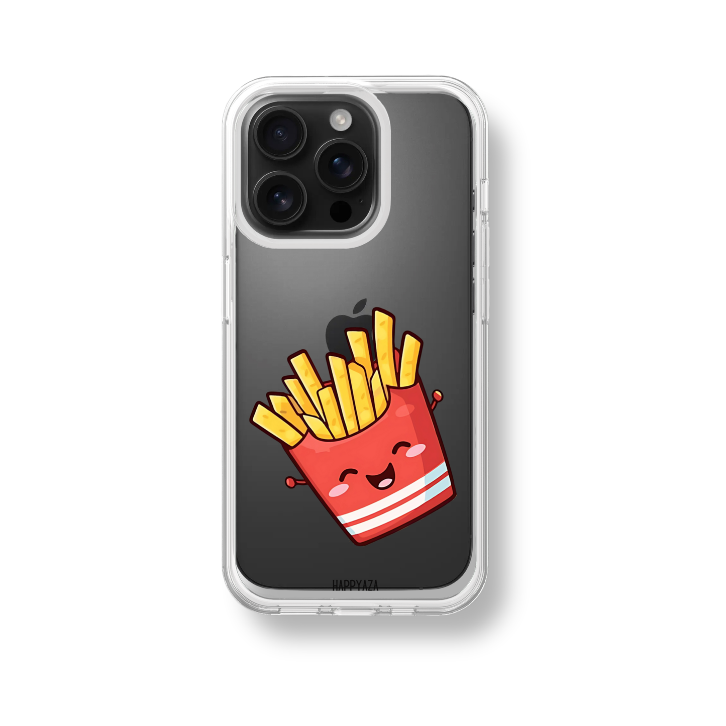 A Happy French Fries Silicone Phone Case