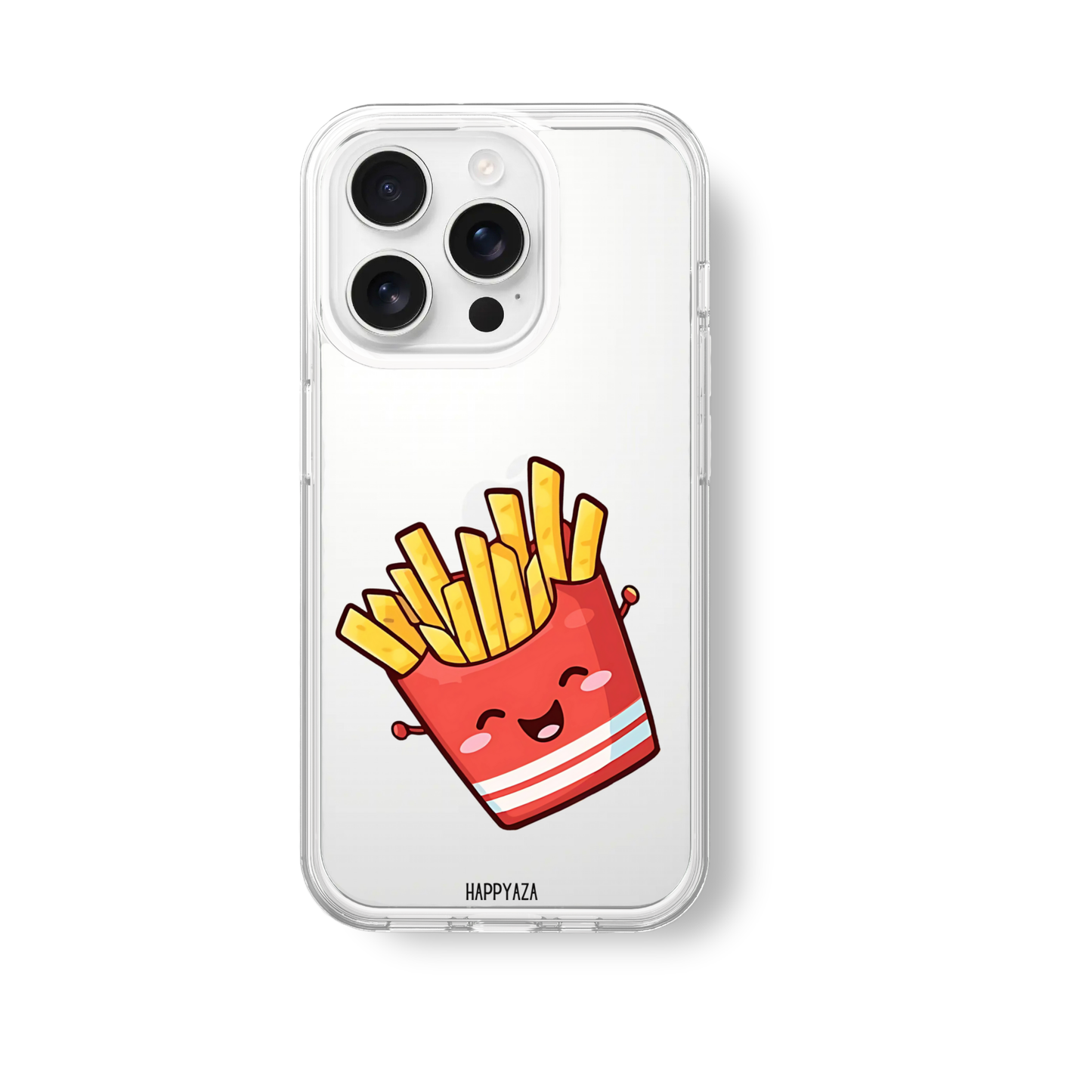 A Happy French Fries Silicone Phone Case