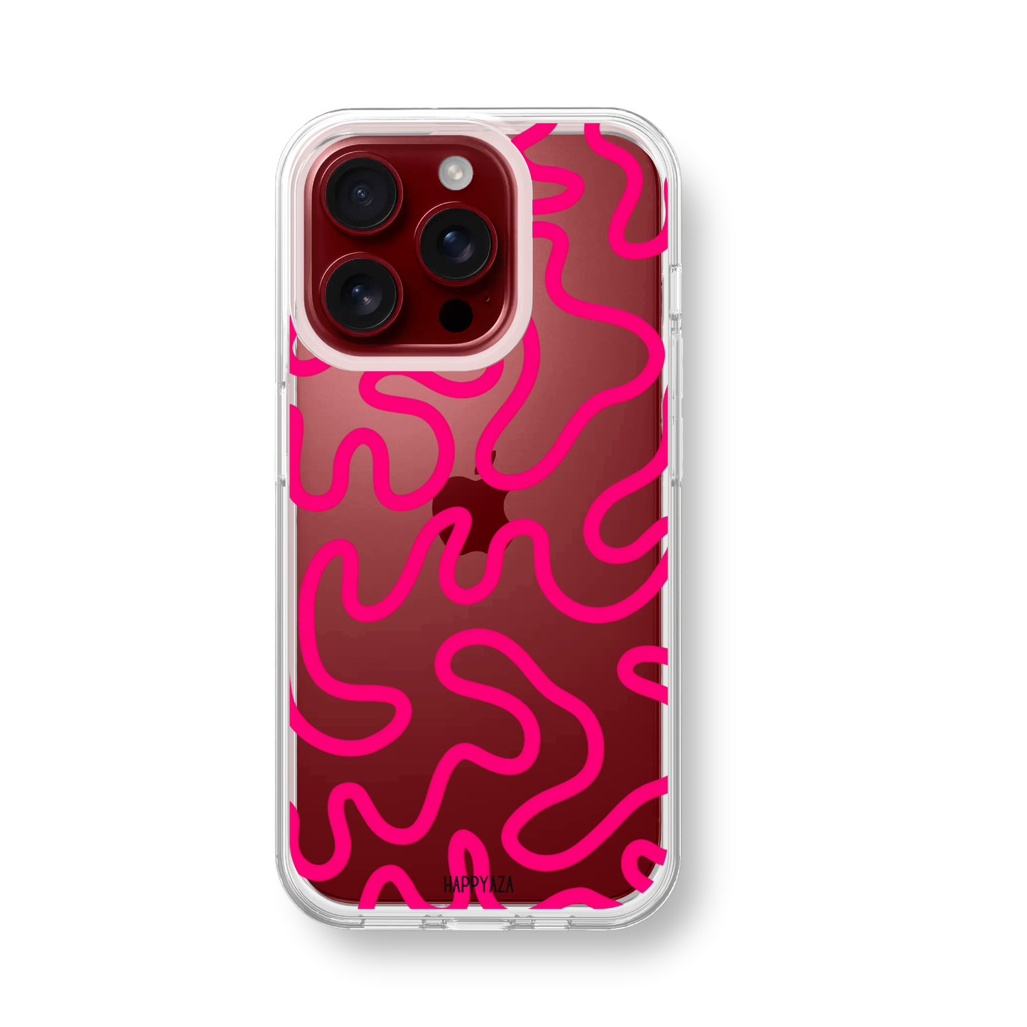 Line doodle Pattern Silicone Phone Case