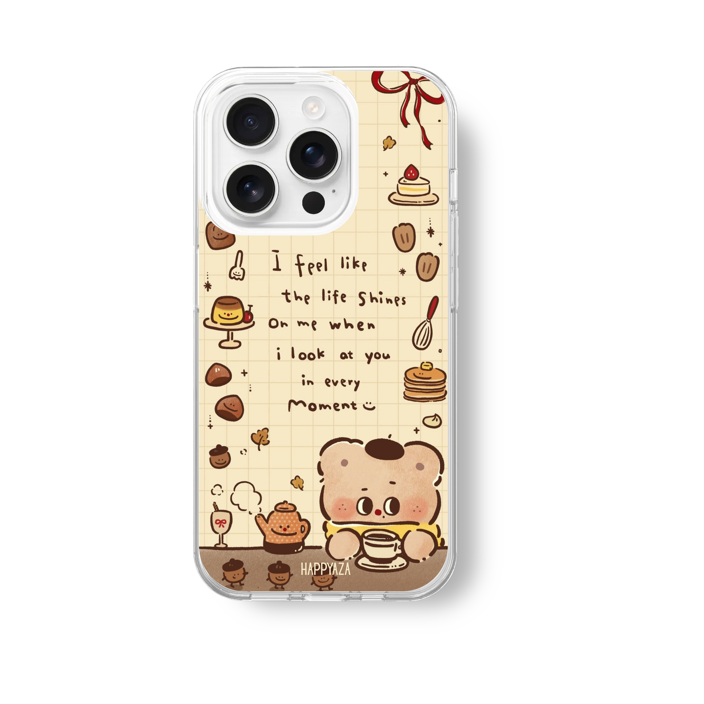 Sweet Moments Café Bear Soft Silicone Case