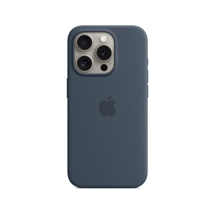 iPhone Original Liquid Silicone Phone Case (Midnight Blue)