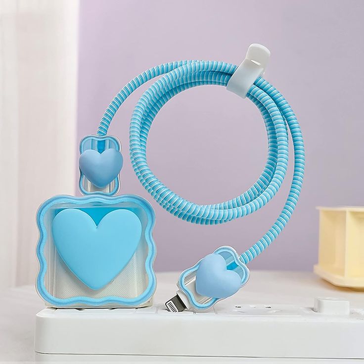 Cute Cartoon Series Fast Charger Protector for iPhone(Sky Blue)