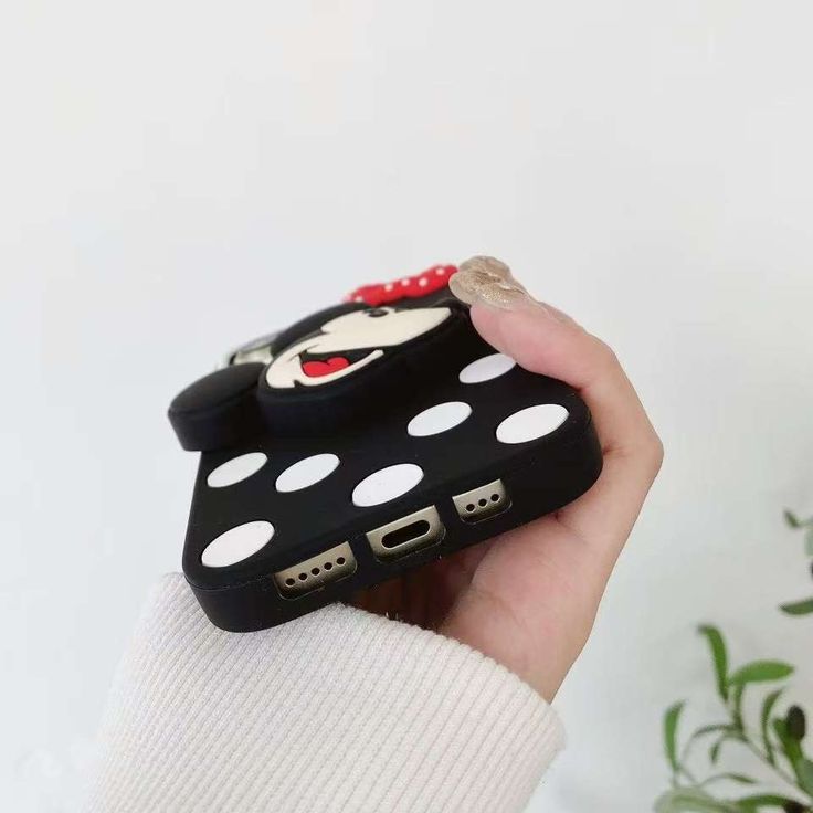 Mini Mickey Silicone With Pop Stand Phone Case