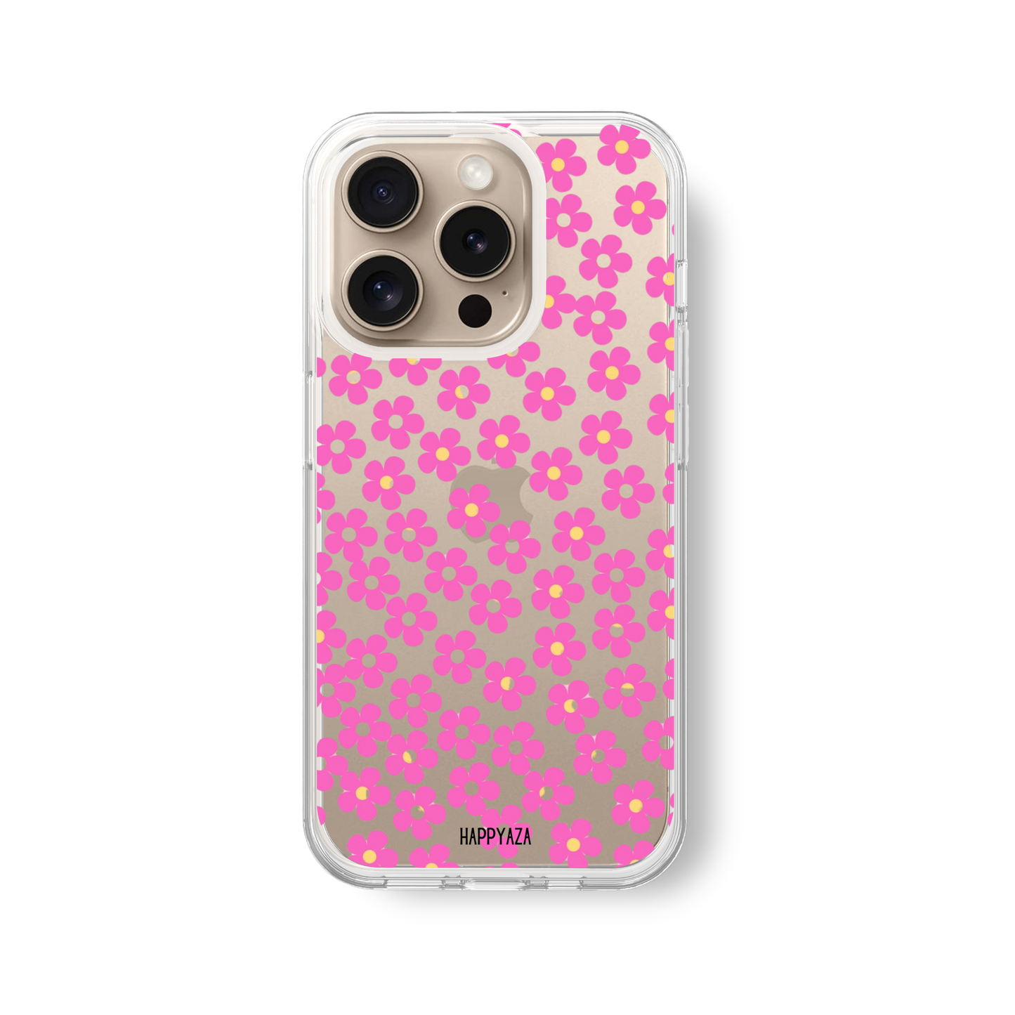 Pop Pink Daisy Soft Silicone Phone Case