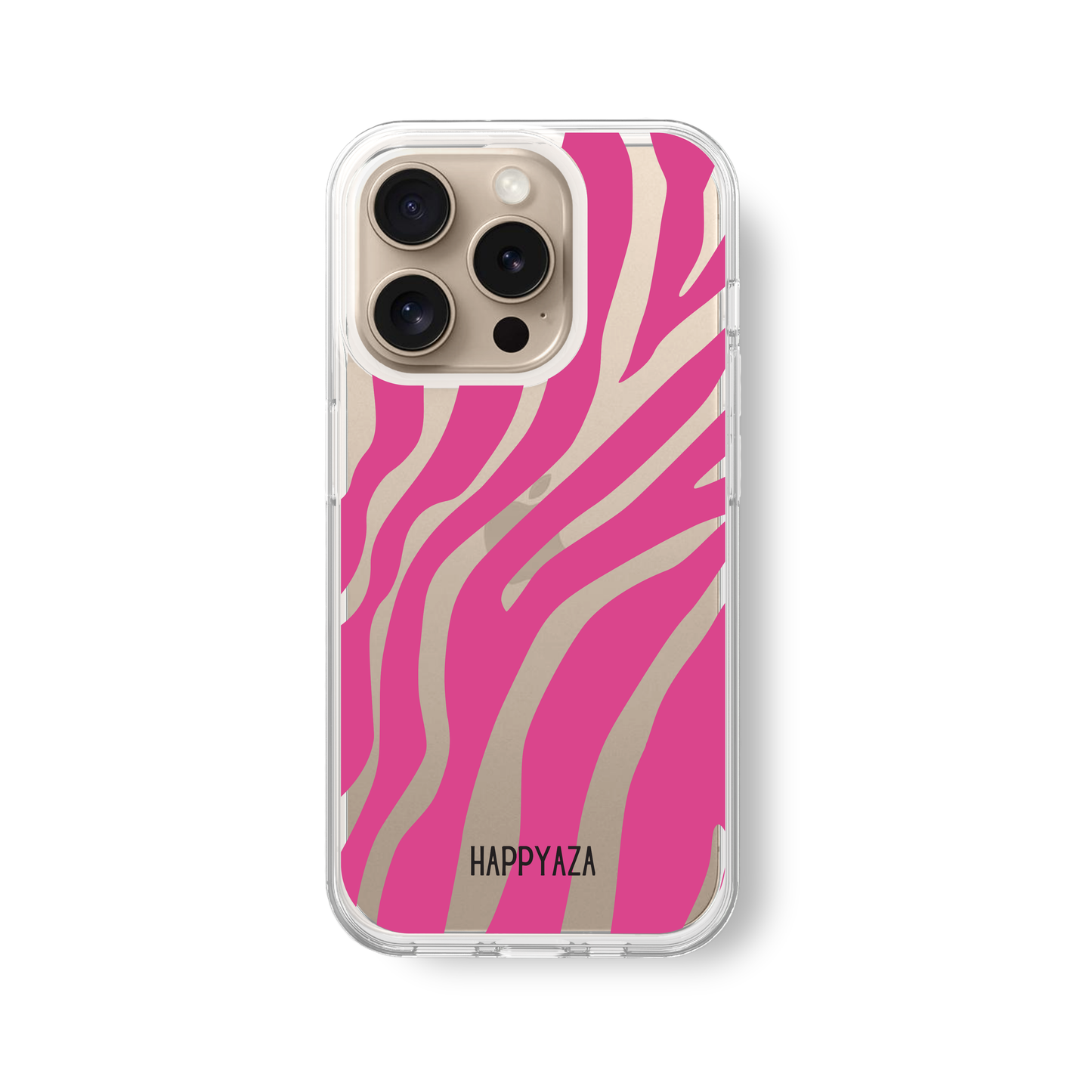 Pink Abstract Lines Soft Silicone Phone Case