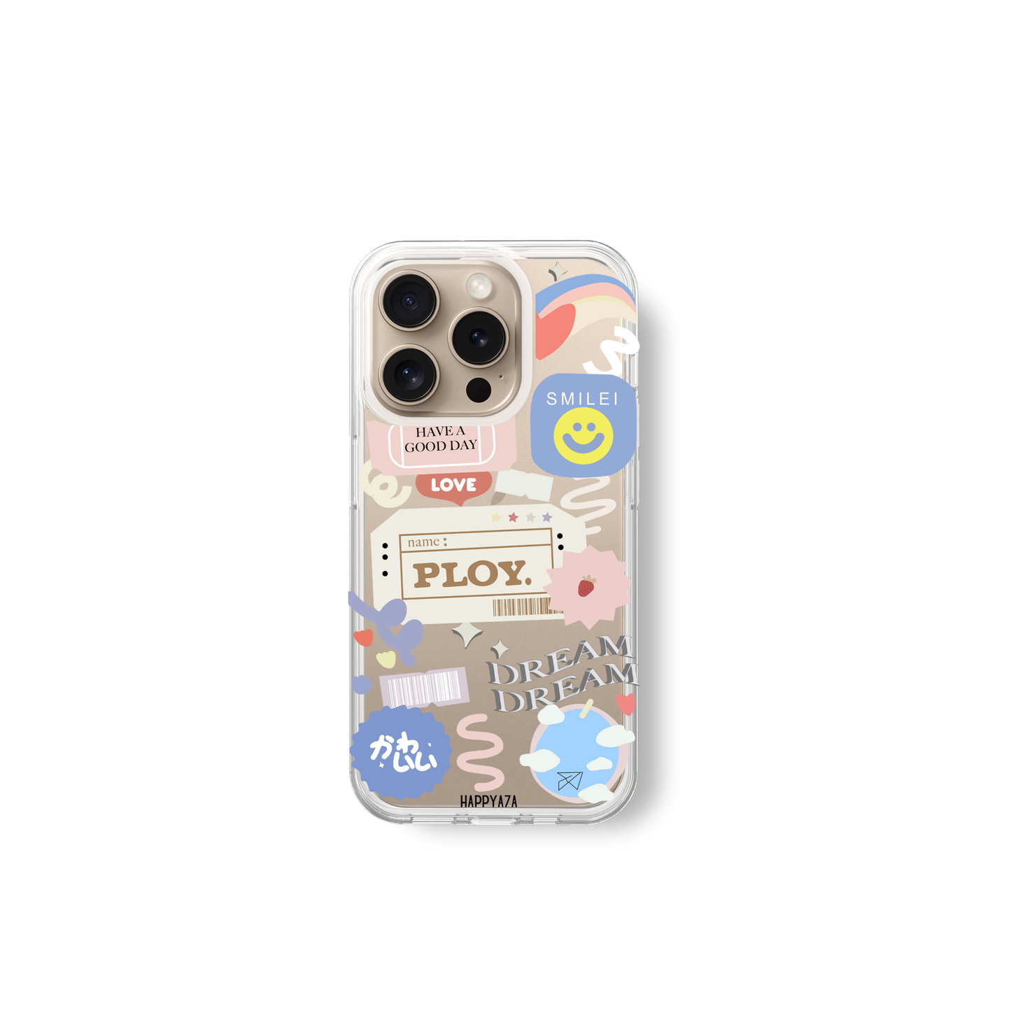 Rainbow Love Label Soft Silicone Phone Case