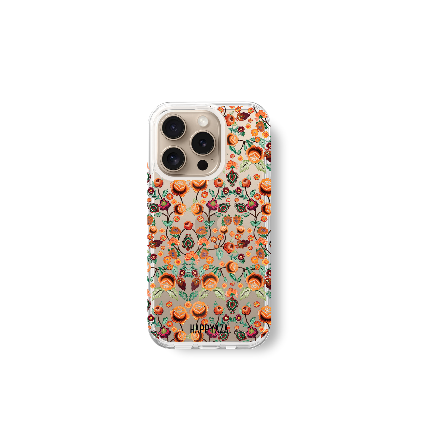 Retro 70s Stitched Embroidery Printed Silicone Phone Case