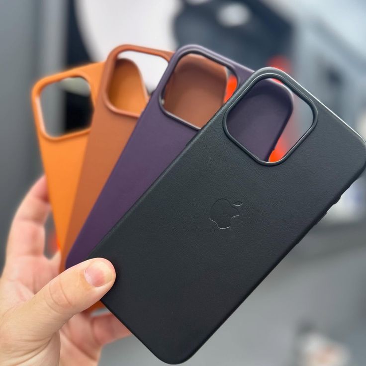 Luxury Leather Shock Proof Protective Phone Case For iPhone