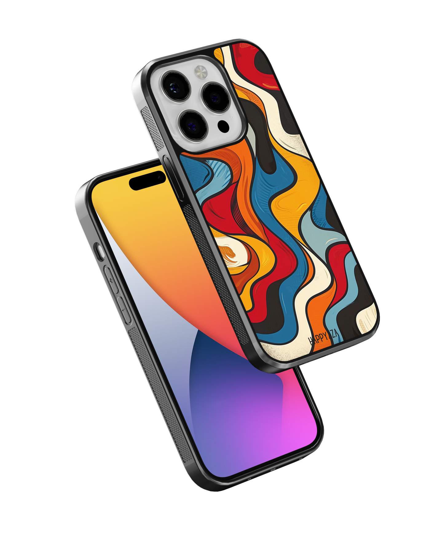 Retro Modern Groovy Designer Phone Case