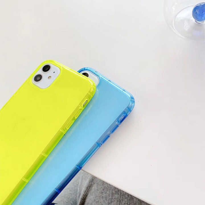Neon Fluorescent Color Phone Case For Iphone