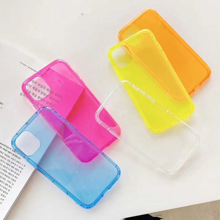 Neon Fluorescent Color Phone Case For Iphone