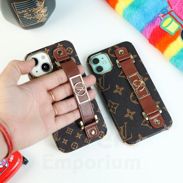 Louis Vuitton Wrist Premium Leather Belt For iPhone Case