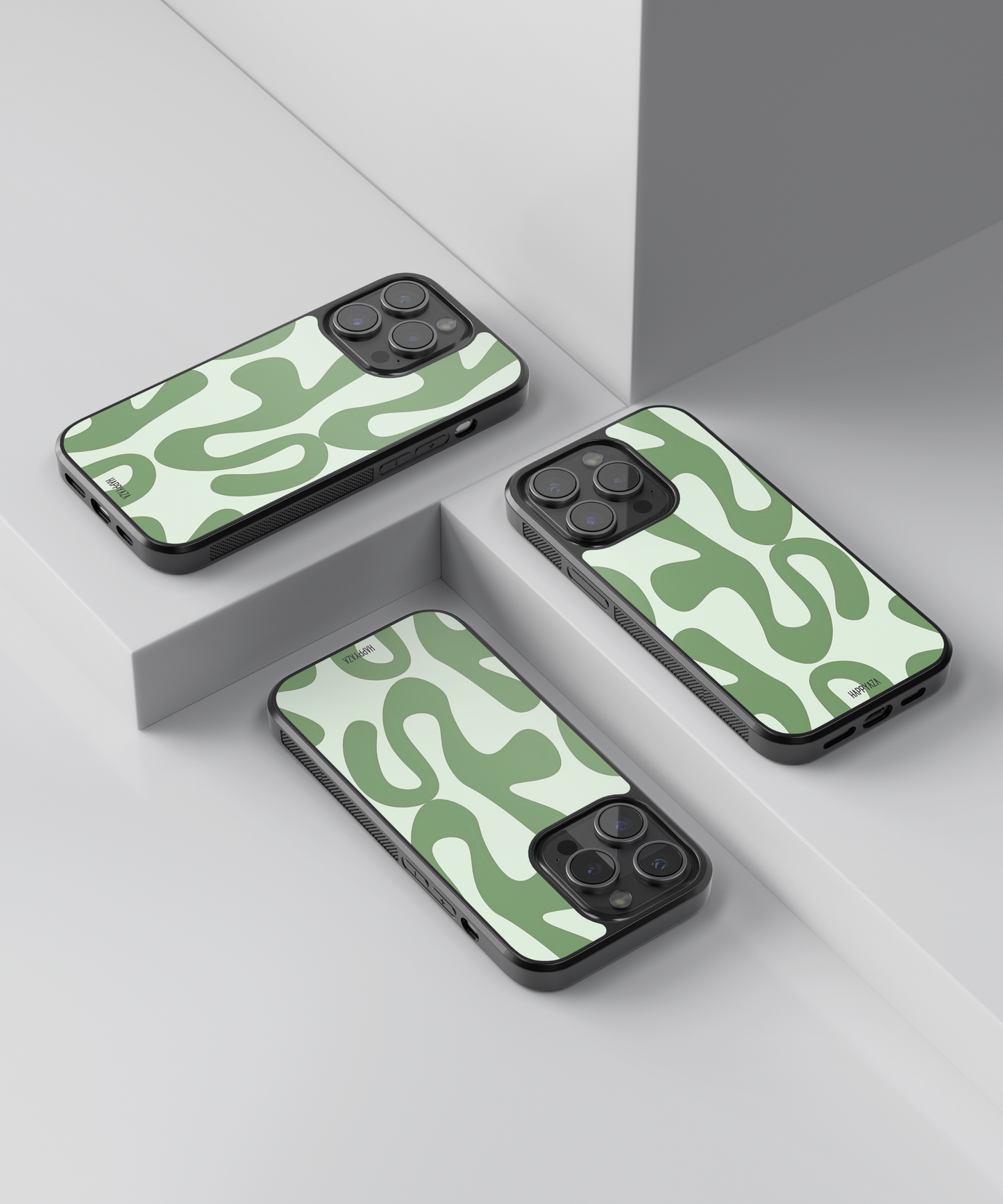 Green Abstract Pattern Designer Phone Case