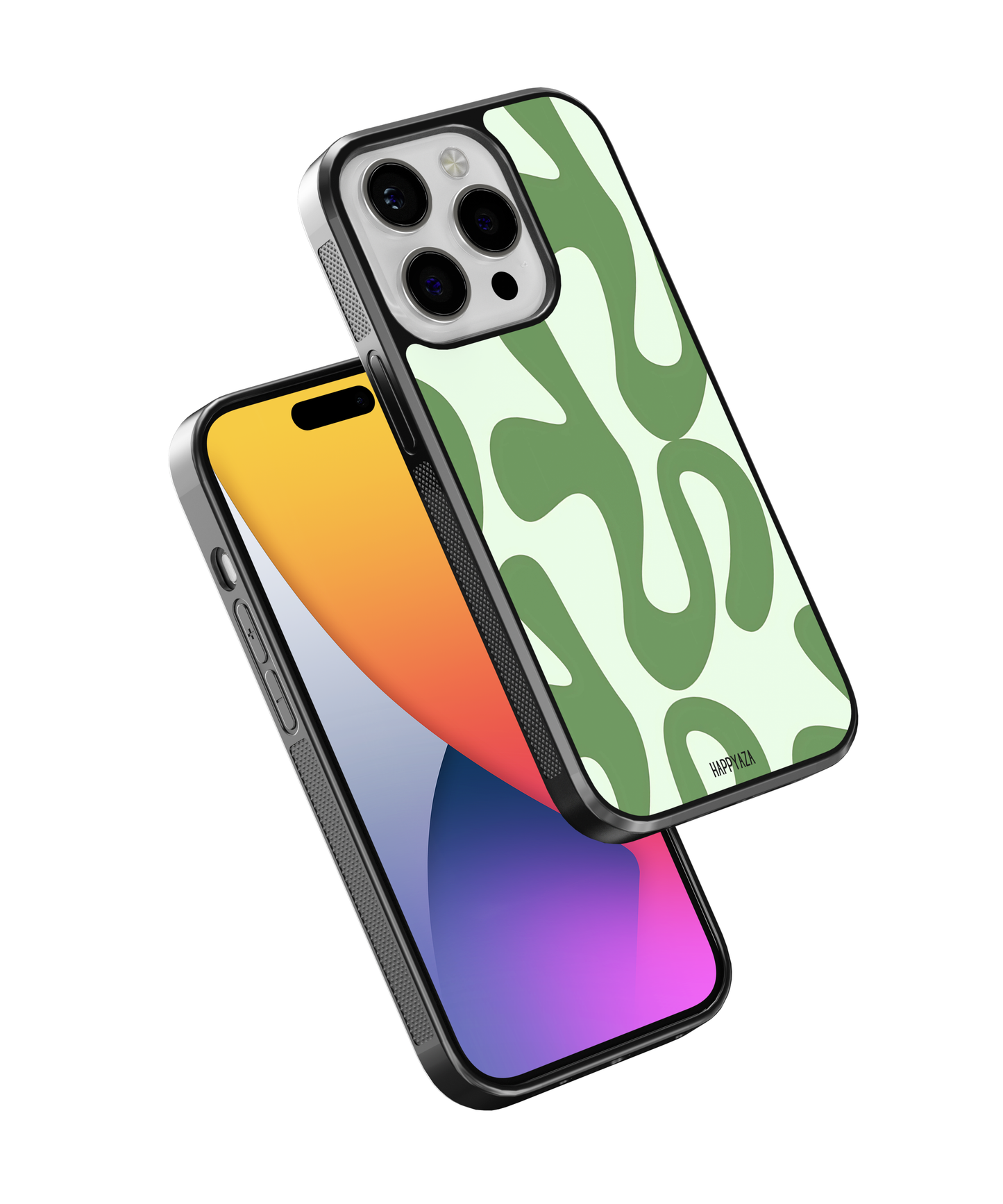 Green Abstract Pattern Designer Phone Case