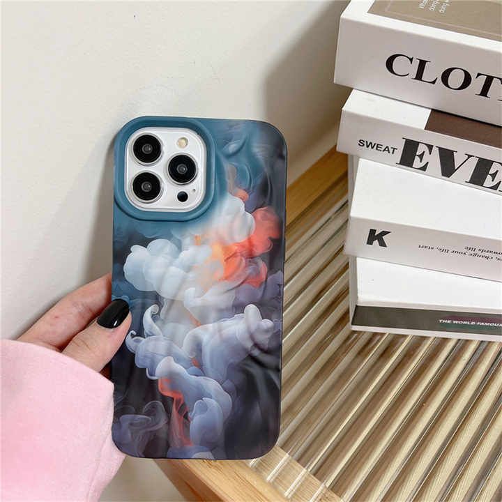 Multi Color Wavy Texture For iPhone Case