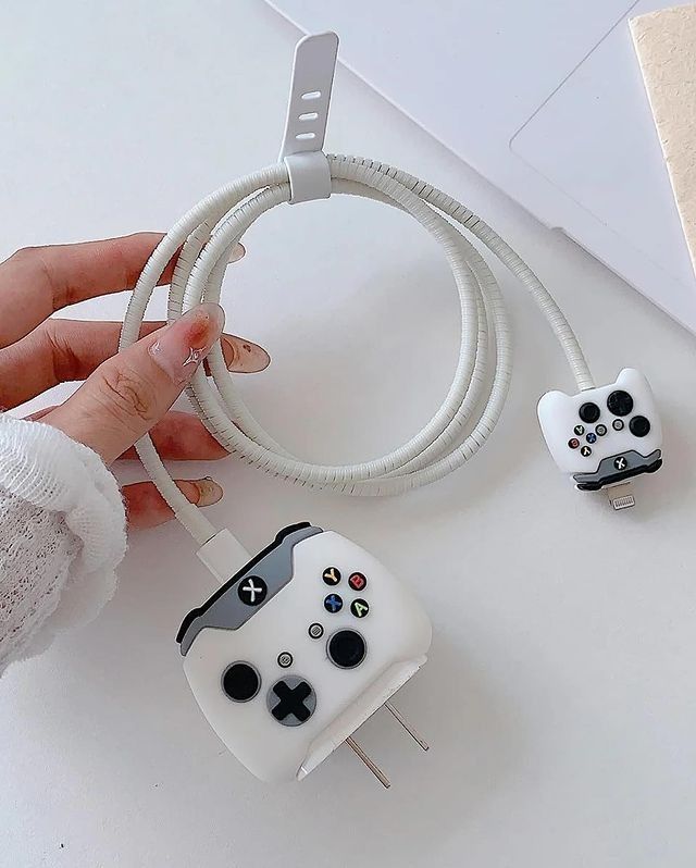 Cute Cartoon Series Fast Charger Protector for iPhone(Video Game)