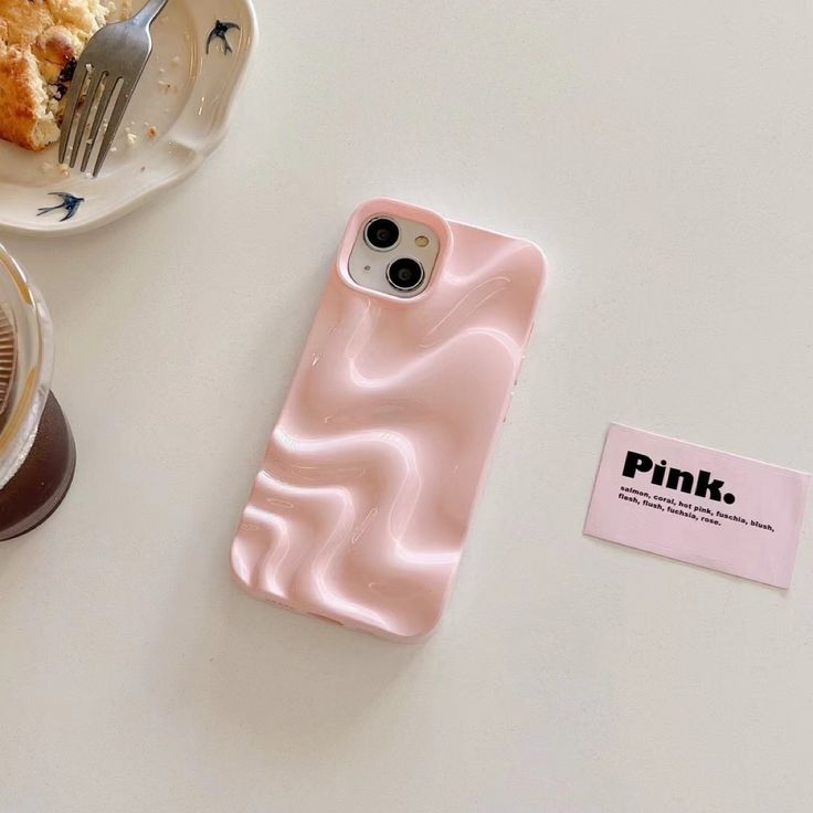 New Water Ripple Pleated Soft Anti-drop Wave Concave Protective Phone Case