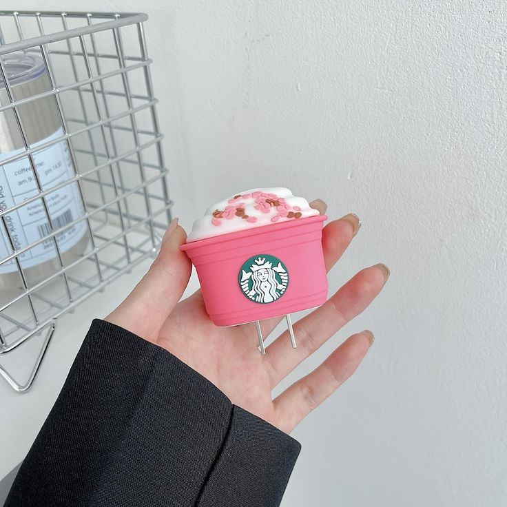 Cute Cartoon Series Fast Charger Protector Case(Starbucks Ice Cream)