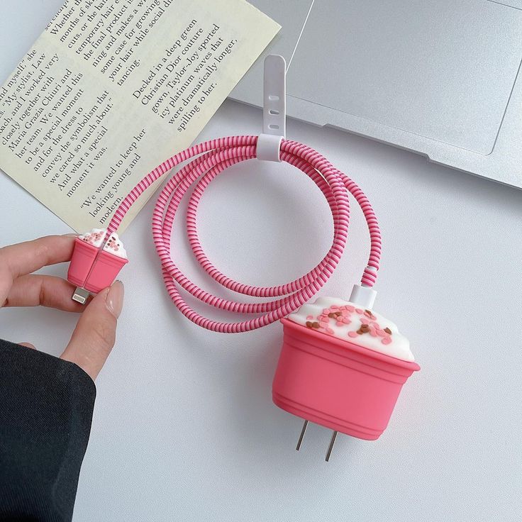 Cute Cartoon Series Fast Charger Protector Case(Starbucks Ice Cream)