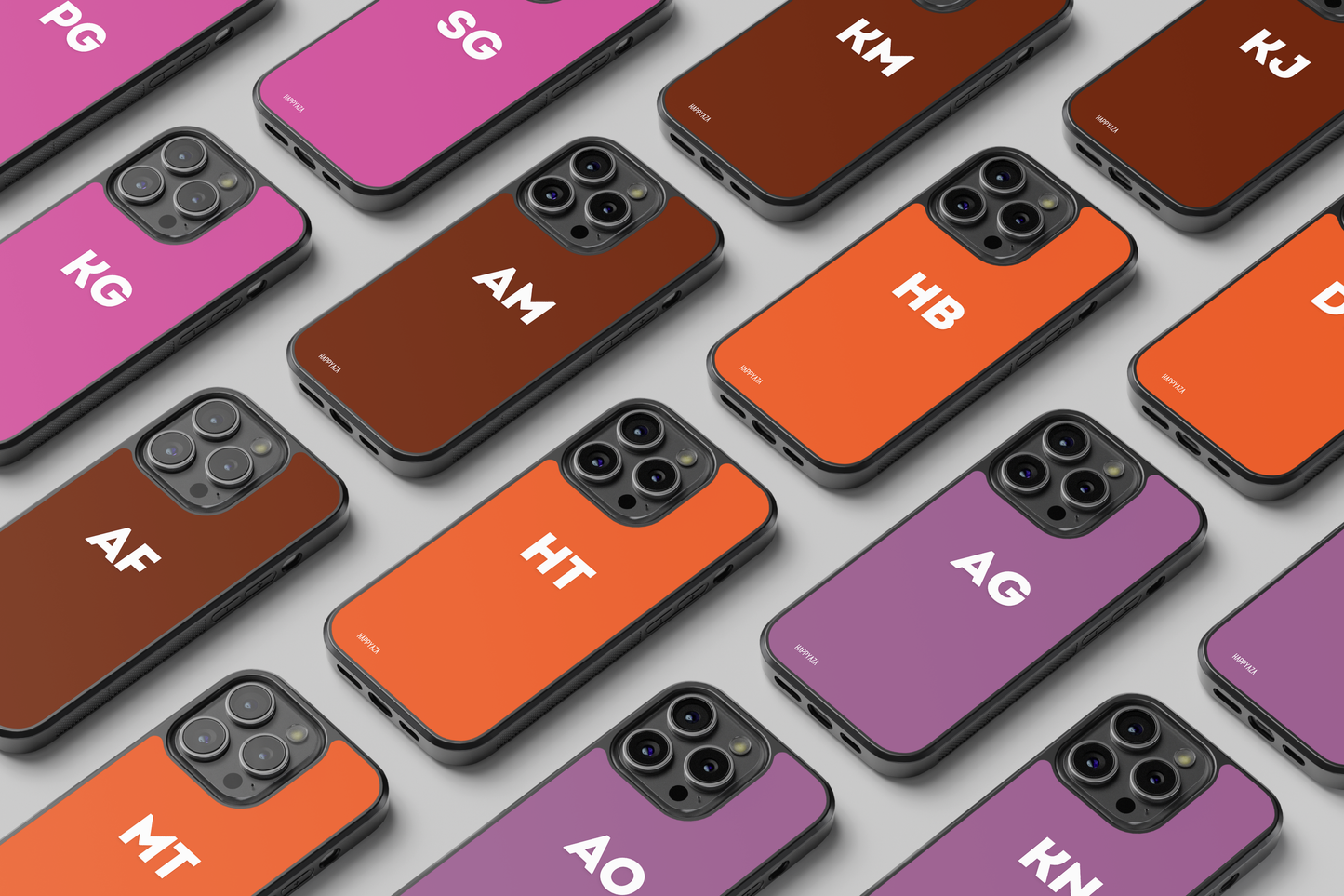 Custom Name Letter Initials Designer Phone Case