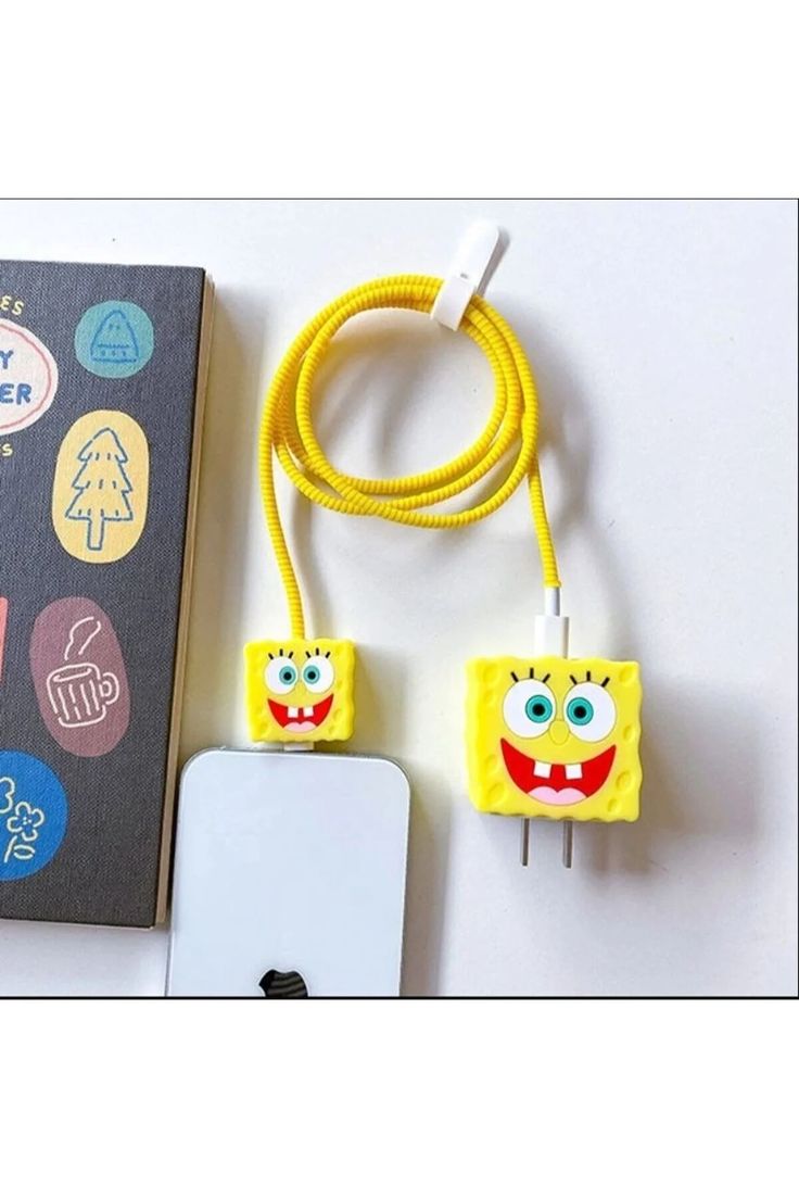 Cute Cartoon Series Fast Charger Protector for iPhone (Cat Care)