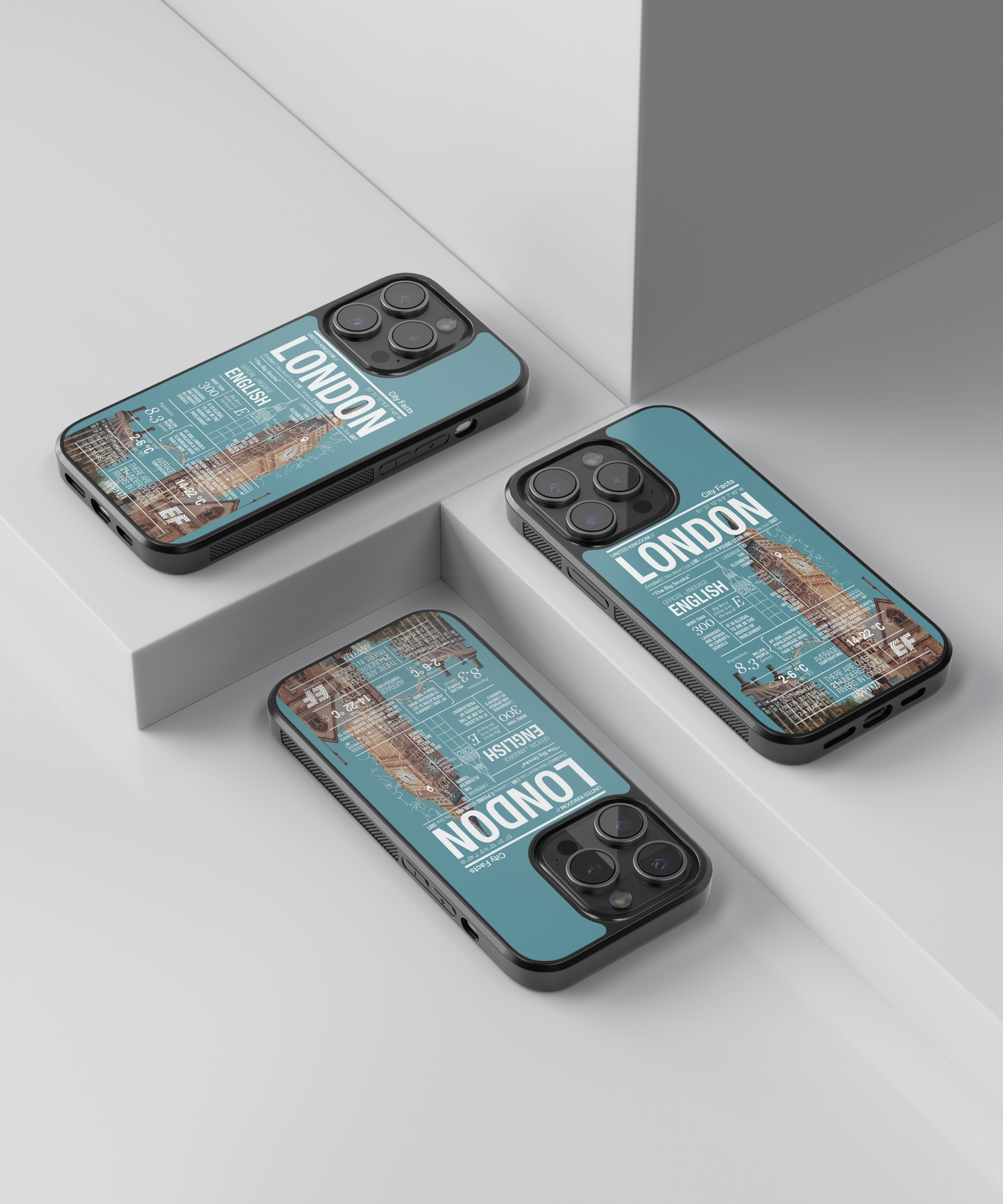 London City Facts Designer Phone Case